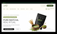 design matcha shopify store coffee website green tea store matcha website