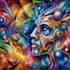 create magical abstract art, psychedelic, surrealism, cubism