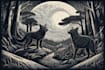 create awesome linocut illustration art