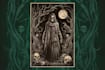 draw dark art illustration with engraving style