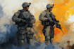 draw military themed illustrations