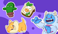draw custom cute kawaii stickers for print and digital use