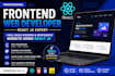 design a professional fronted website for you