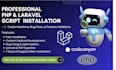 create a custom web application using laravel and react
