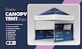 design tent, table cover, flag and canopy tent