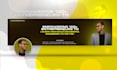 design a premium linkedin profile banner, background cover
