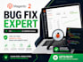 fix your magento 2 bug, error and website issue