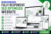 develop full responsive SEO optimized webbsite