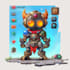 do pixel game art, pixel character, 8 bits, 16 bits pixel