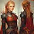 make a character illustration for a video game or science fiction