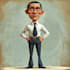 create a political cartoon art