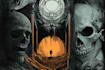 create dark art illustration