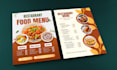 design professional restaurant menu or food menu