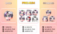 create cute emote for twitch , kick and discord