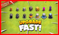 upgrade yo wall townhall to max level cheap fast