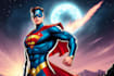 make custom superhero character in action