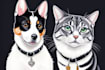 create a custom pet portrait, dog portrait cat portrait
