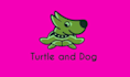 create a unique turtle and dog mascot logo design