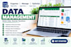 excel data entry, data cleaning and data management