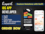 develop ios iphone app in swift with firebase or rest api