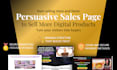 create persuasive sales page to sell more digital products