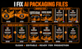 convert ai generated packaging into editable print ready vector dieline files