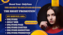 do onlyfans promotion, onlyfans management, ai model, adult web