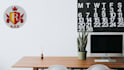 do attractive office zoom virtual background with your logo