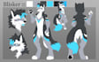 create a furry fursona reference sheet