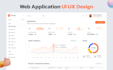 design modern dashboard UI UX, web app, admin panel, and saas UI in figma