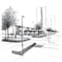 draw urban architectural design concept sketches