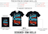 design fashion tech pack, flat sketches, and mockup