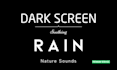 create dark screen thunder and rain video