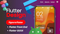 do flutter development, flutter ui design, flutter front end, figma to flutter,
