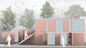 render 2d architectural floor plan, elevation, section, masterplan in photoshop