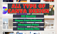 design anything using canva pro