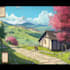 draw anime background style, visual novel 2d art