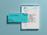 do business card, letterhead and envelope design