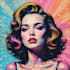 draw comic pop art style illustration