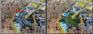 declutter, remove snow in real estate photos
