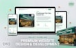 do custom website development as full stack developer, front end developer