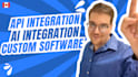 develop a custom chrome extension with API integration