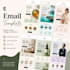 design responsive email newsletter template for mailchimp, klaviyo and shopify