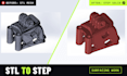 convert your stl mesh to an editable step solid model