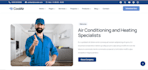 design SEO friendly wordpress sites for hvac roofing construction