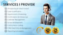 do cold calling and set appointments for you