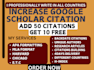 increase citation h index on google scholar backdate citation from researchgate