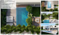 do custom 3d backyard landscape design and front yard garden, patio, pool design
