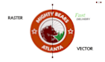 manual vector tracing, clean up vector file or dtf dtg vector trace conversion