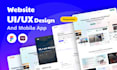 design clean minimal UI UX for your website in figma